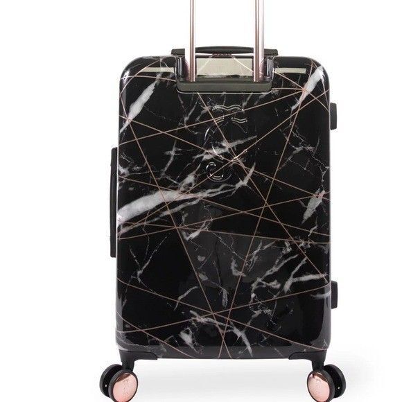 Juicy Couture Black and Gold Luggage spinner; travel bag size 24 - Picture 14 of 15